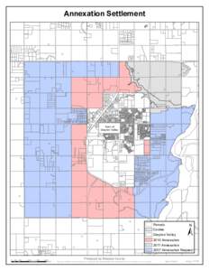 Annexation Settlement  Town of Drayton Valley  Parcels
