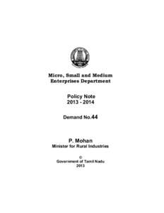 MSME DEMAND 44 POLICY NOTE[removed]Englsih[removed]pdf
