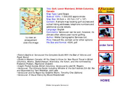to view an enlargement click the image Title: Golf, Lower Mainland, British Columbia, Canada