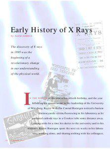 Wilhelm Röntgen / Cathode ray / J. J. Thomson / Anode ray / Crookes tube / Philipp Lenard / Gamma ray / Henry Moseley / Ionizing radiation / Physics / Nobel laureates in Physics / X-ray