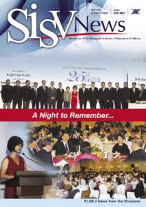 NEWS FROM THE SECRETARIAT  SISVnews SISV News is a quarterly newsletter of the institute. It is distributed to members, students and friends of the