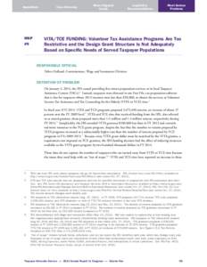 IRS tax forms / Income tax in the United States / Tax preparation / Tax return / Free File / Office of the Taxpayer Advocate / Economic policy / Public administration / IRS Return Preparer Initiative / Taxation in the United States / Internal Revenue Service / Government