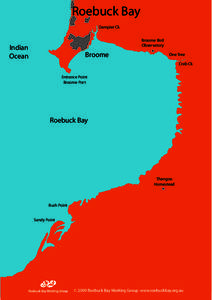 Roebuck Bay wetland type map