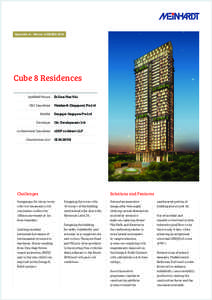 Appendix A – Winner of DESEA[removed]Cube 8 Residences Qualified Person C&S Consultant