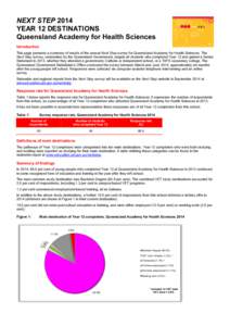 2014 Next Step school report