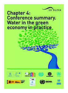 Chapter 4 Conference summary: Water in the green economy in practice Introduction  2