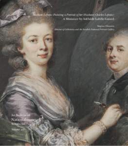 Madame Lefranc Painting a Portrait of her Husband Charles Lefranc: A Miniature by Adélaïde Labille-Guiard