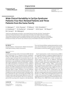 Original Article Cytogenet Genome Res DOI: [removed]