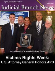 Equal Justice Under Law  May 2012 Judicial Branch News