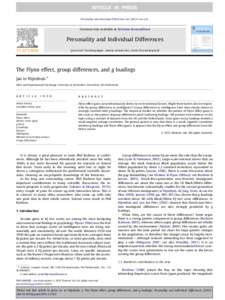 Personality and Individual Differences xxx[removed]xxx–xxx  Contents lists available at SciVerse ScienceDirect Personality and Individual Differences journal homepage: www.elsevier.com/locate/paid