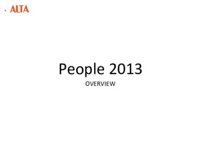 People 2013 OVERVIEW ITN Initial Training Networks Networks of at least 3 organisations (industry and SME