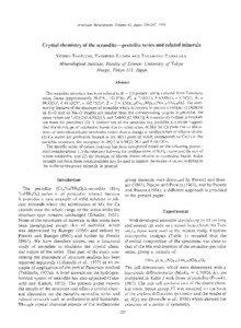 Natural resources / Chemistry / Phyllosilicates / Classification of minerals – Silicates / Silicate minerals / Pectolite / Crystallography