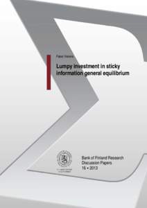 Lumpy investment in sticky information general equilibrium