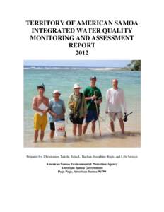 Water pollution / Geography of American Samoa / Environmental science / American Samoa / Total maximum daily load / Tutuila / Clean Water Act / Water quality / Pago Pago Harbor / Water / Environment / Earth