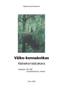 Väike-konnakotka kaitsekorralduskava