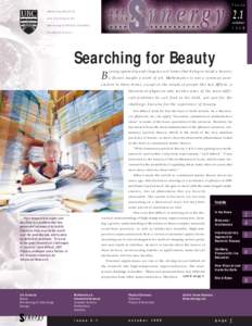 issue  2.1 Advancing Research and Teaching in the