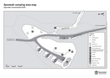 Speewah camping area map Speewah Conservation Park To Stoney Creek Road rack Djina-Wu T