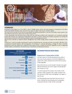 IOM Mali Quarterly Report April_June 2014