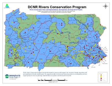 :  DCNR Rivers Conservation Program Rivers Conservation Plans and Implementation, Development, and Acquisition Projects 0 Funded in part by grants from the
