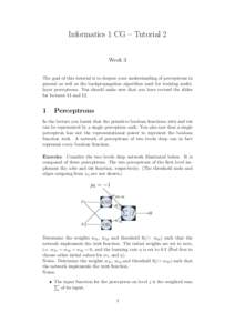 Artificial neural networks / Multilayer perceptron / Perceptron / Artificial neuron
