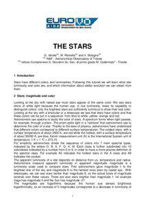 Stellar evolution / Observational astronomy / Stellar astronomy / Light sources / Hertzsprung–Russell diagram / Stellar classification / Star / Absolute magnitude / Main sequence / Astronomy / Star types / Space