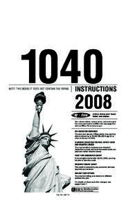 Political economy / Income tax in the United States / IRS tax forms / Alternative Minimum Tax / Earned income tax credit / Tax return / Adjusted gross income / Personal exemption / Free File / Taxation in the United States / Government / Public economics