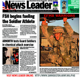 A PUBLICATION OF THE 502nd AIR BASE WING – JOINT BASE SAN ANTONIO  MAR. 3, 2011 VOL. 53, NO. 9  FORT SAM