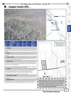 Plat / Valdez–Cordova Census Area /  Alaska / Tazlina River / Land lot / Copper River / Richardson Highway / Copper Center /  Alaska / OTE / Easement / Cartography / Geography of the United States / Geography of Alaska