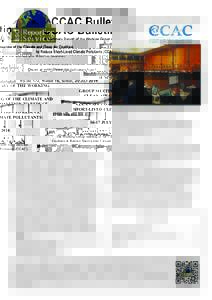 CCAC Bulletin  A Summary Report of the Working Group meeting of the Climate and Clean Air Coalition to Reduce Short-Lived Climate Pollutants (CCAC)  Published by the International Institute for Sustainable Development (I
