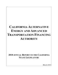 California Alternative Energy and Advanced Transportation Financing Authority