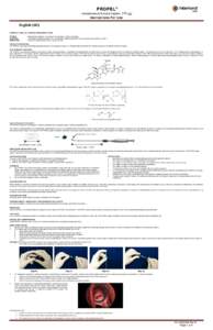 PROPEL® (mometasone furoate implant, 370 µg) Instructions For Use English (GB) CAREFULLY READ ALL INSTRUCTIONS PRIOR TO USE