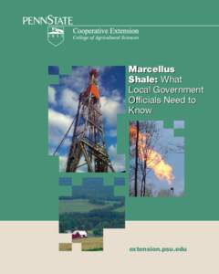 Marcellus Shale: What Local Government Officials Need to Know