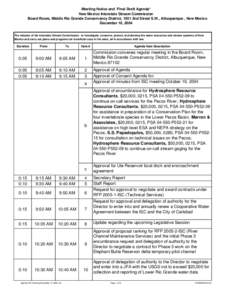 Agenda ISC Meeting December 10, 2004.xls