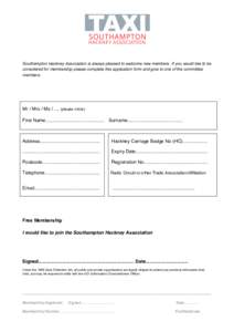 Geography of England / Transport / Local government in England / Carriages / Hackney carriage / London Borough of Hackney / Hackney Central / Hackney / Email / Southampton