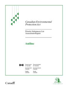 Priority Substances List Assessment Report for Aniline