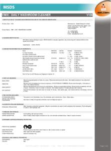 R51 / R36 / R38 / Toxicity / Risk and Safety Statements / Irritation / Disinfectant / Health / Biology / R41 / R52 / R50