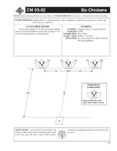 CM[removed]Six Chickens RULES: Practical Shooting Handbook, Latest Edition COURSE DESIGNER: Crow Carter — Modifications by US Design Team