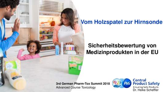 Vom Holzspatel zur Hirnsonde  Sicherheitsbewertung von Medizinprodukten in der EU  3rd German Pharm-Tox Summit 2018