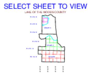 SELECT SHEET TO VIEW LAKE OF THE WOODS COUNTY T 168 N T 166 N SHEET 3