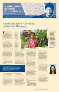 Kamehameha Schools Annual Report