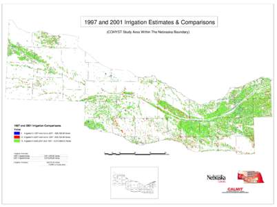 1997 and 2001 Irrigation Estimates & Comparisons (COHYST Study Area Within The Nebraska Boundaryand 2001 Irrigation Comparisons Value 5