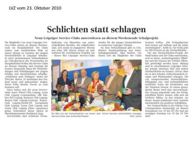 LVZ vom 23. Oktober 2010   