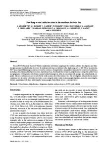 Research Article  Mediterranean Marine Science Indexed in WoS (Web of Science, ISI Thomson) and SCOPUS The journal is available on line at http://www.medit-mar-sc.net DOI: http://dx.doi.org[removed]mms.558