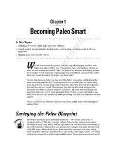 Chapter 1  AL Becoming Paleo Smart ▶ Getting an overview of the nuts and bolts of Paleo