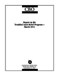 Report on the Troubled Asset Relief Program— March 2011