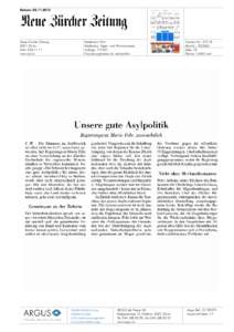 Datum: [removed]Neue Zürcher Zeitung 8021 Zürich[removed]www.nzz.ch