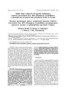 Russian Entomol. J. 15(3): 57–63  © RUSSIAN ENTOMOLOGICAL JOURNAL, 2006