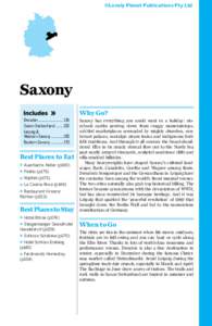 ©Lonely Planet Publications Pty Ltd  Saxony Dresden......................... 136 Saxon SwitzerlandLeipzig &