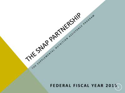 FEDERAL FISCAL YEAR 20151  AGENDA What is the Partnership? Who can partner? Why Partnership?