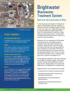 DRAFT  Brightwater Wastewater Treatment System